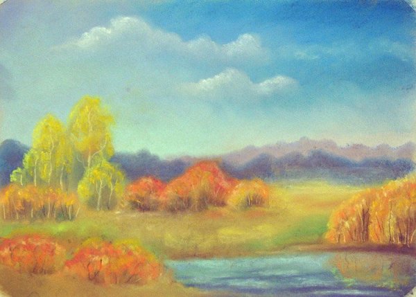 Пастель масляная Вера Кавура