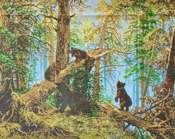 Иван Шишкин. «Утро в Сосновом лесу», 1889 г.