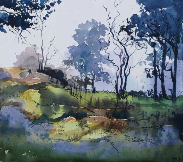 Пленэрный Этюд Василия Поленова картины