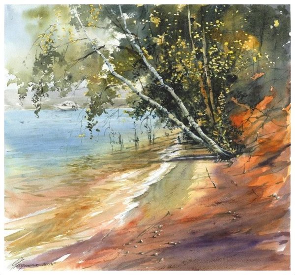 Лессировка пейзаж