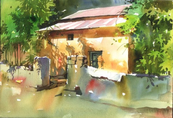 Лессировка пейзаж