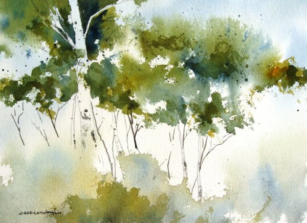 Многослойная Акварельная живопись (лессировка)