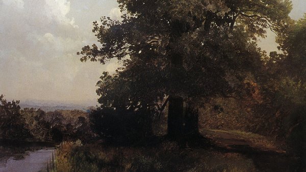 Саврасов дубы 1855