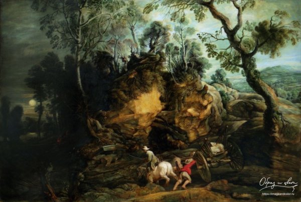 Питер Пауль Рубенс возчики камней