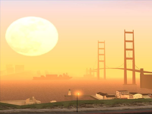 GTA San Andreas закат