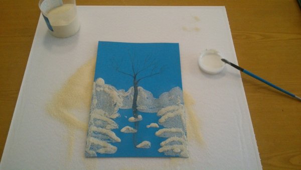 Художник: Венета Дочева зима