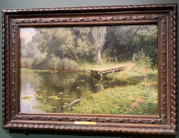 Василий Дмитриевич Поленов заросший пруд