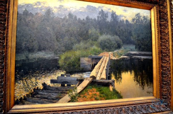 Исаак Ильич Левитан у омута