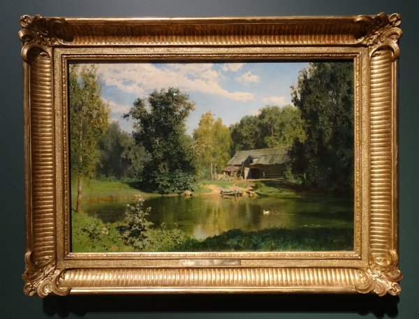 Поленов "пруд в Абрамцево", 1883