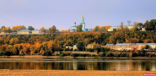 Киров набережная Вятки вечером