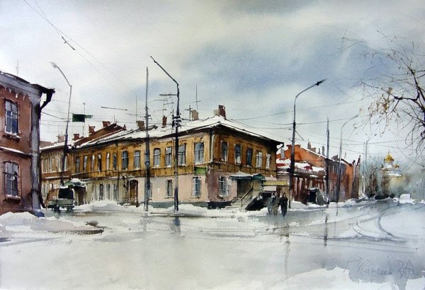 Берег Вятки Киров набережная Грина