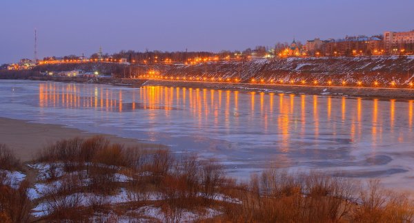 Берег реки Вятка Кировская область