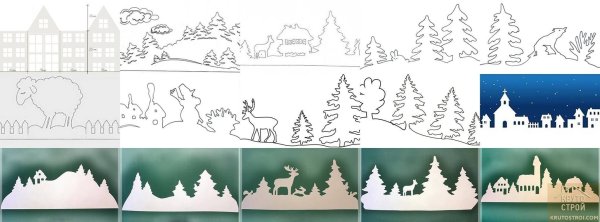 Сюжетные вытынанки