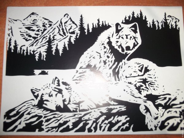 Новогодние силуэты