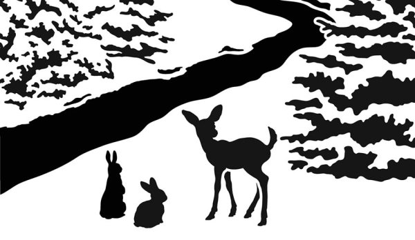 Силуэтное вырезание город