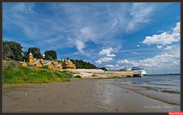 Река Волга Городец