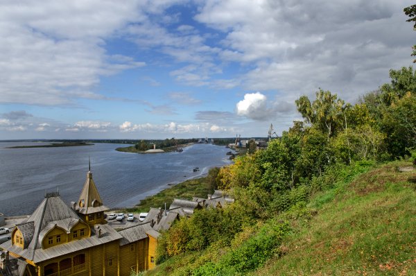 Город Городец на Волге