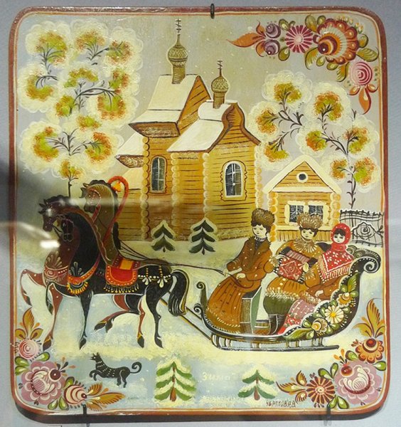 Деревня Городец Городецкая роспись