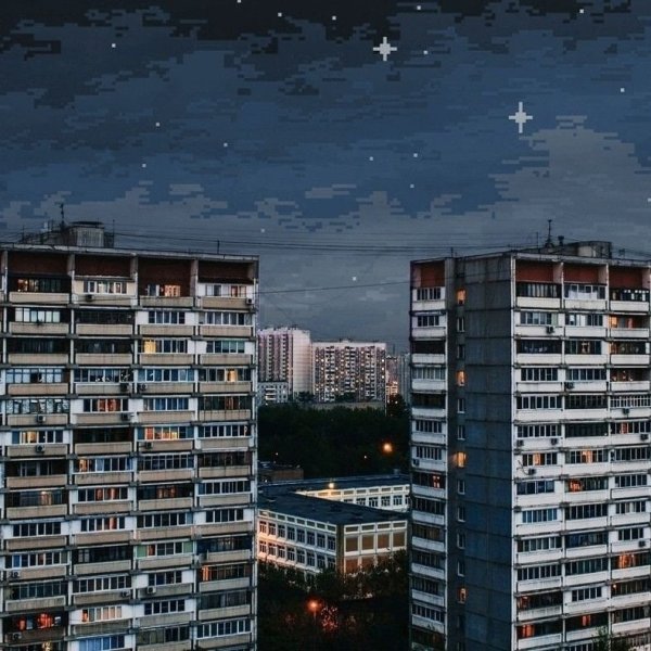 Двор панелек в России