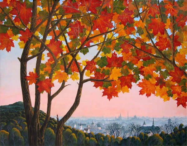 Художник Ольга Кваша осень