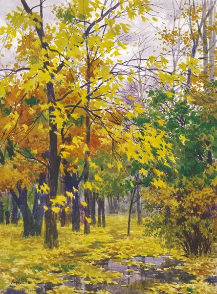 Андрияка Сергей Николаевич осень пейзаж