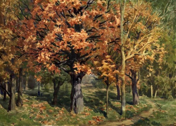 Осенние пейзажи Сергея Андрияки