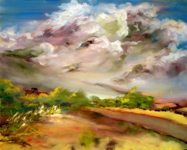 Картина маслом ветер