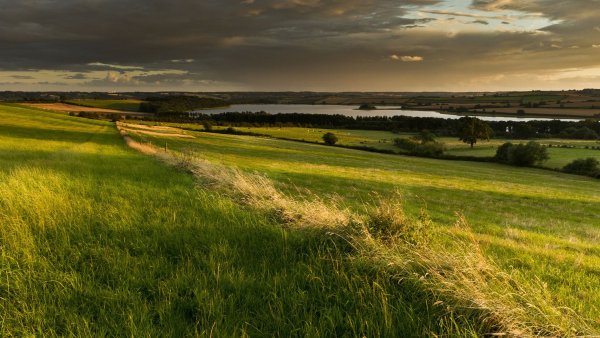 Долина Англия поле
