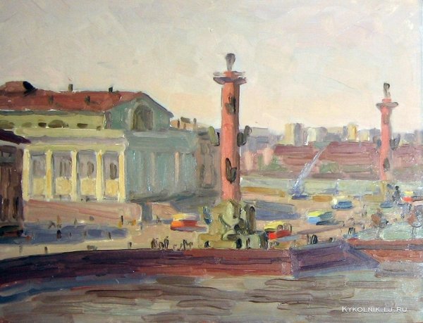 Ленинград стрелка Васильевского острова