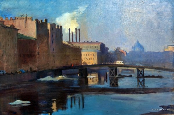 Питер Нева на картинах художников