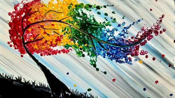 Правополушарное рисование дерево