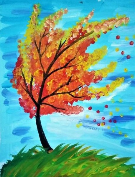 Рисование осень