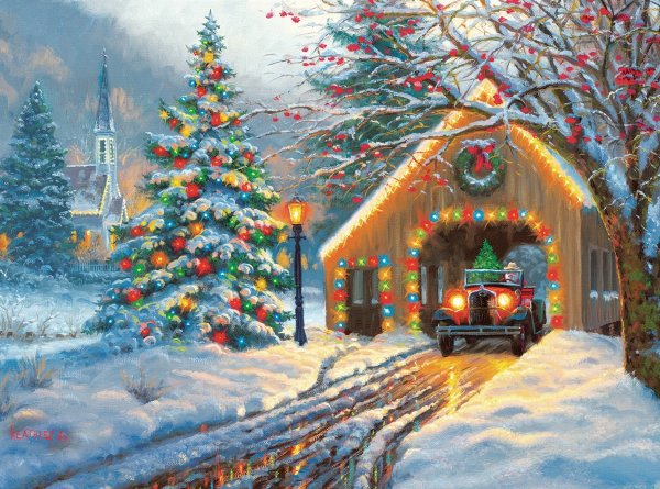 Художник Марк Китли Рождество