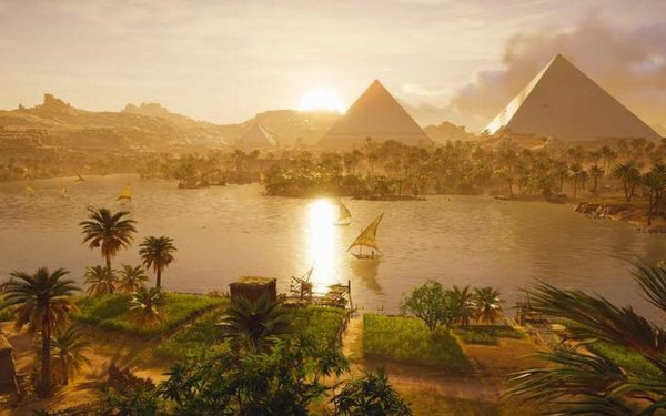 Нил пирамиды Оазис