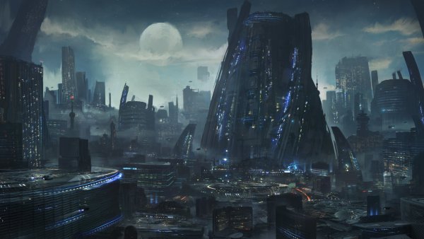 Арт Sci Fi City'