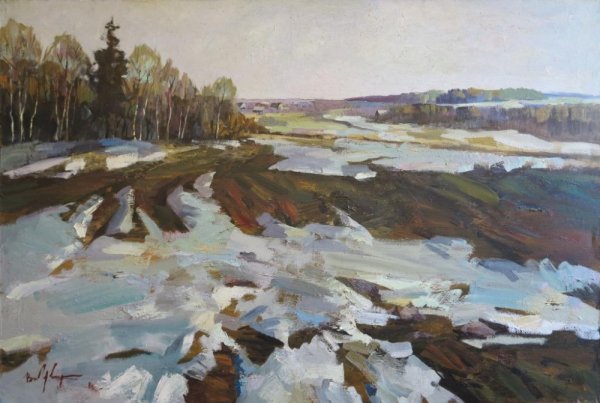 Художник Виталий Цвирко Весна