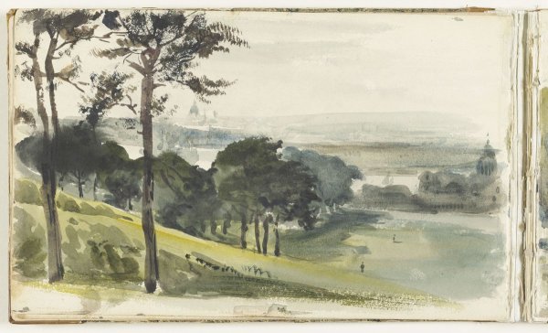 Эжен Делакруа акварель