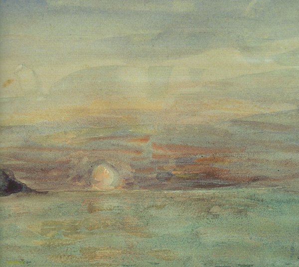 Эжен Делакруа. «Море в Дьеппе», 1852.