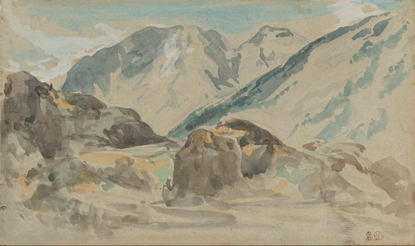 Эжен Делакруа пейзажи