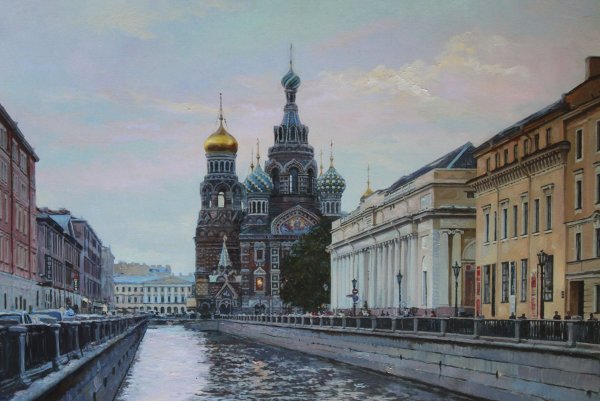 Пейзажи Петербурга живопись