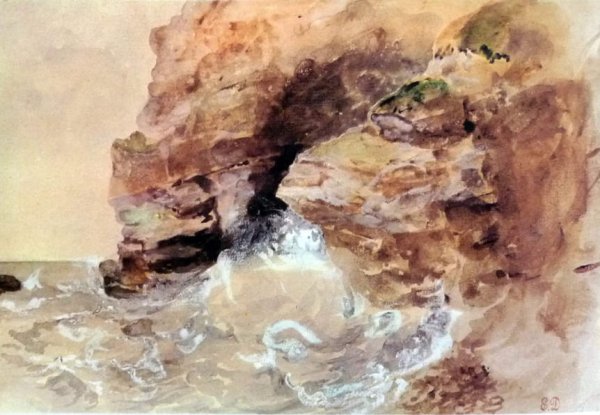 Эжен Делакруа акварель