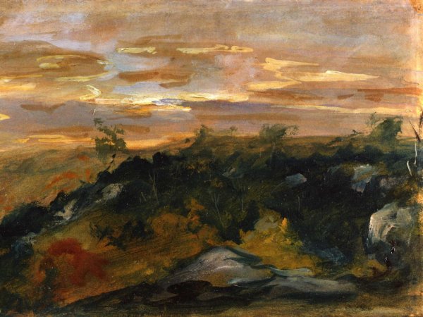 Художник Эжен Делакруа пейзажи