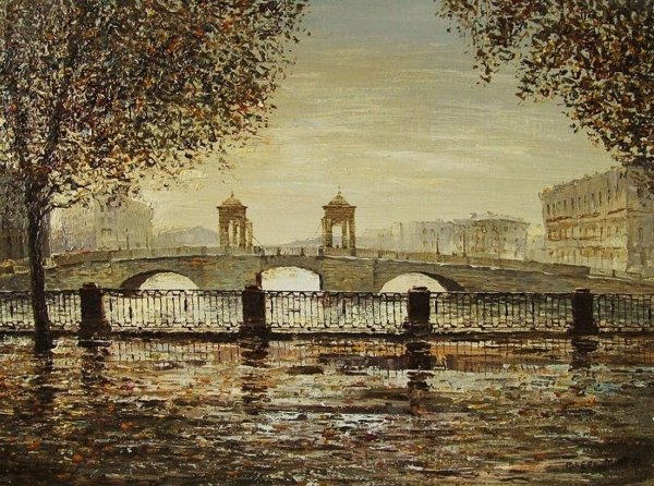 Художник Найденов пейзажи Санкт Петербурга