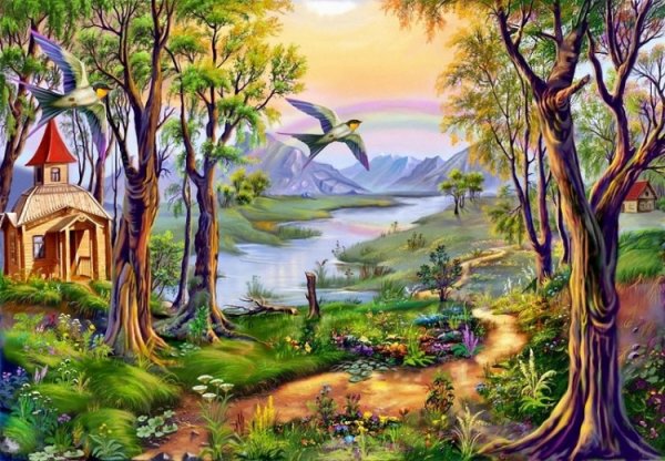 Рисунки гуашью