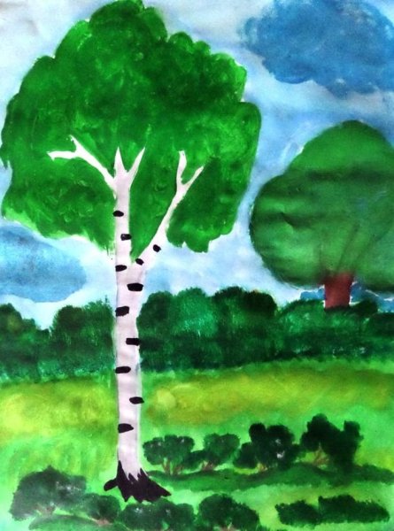 Рисунок на тему лето