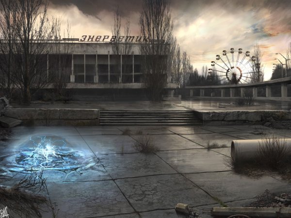 Сталкер блокпост арт