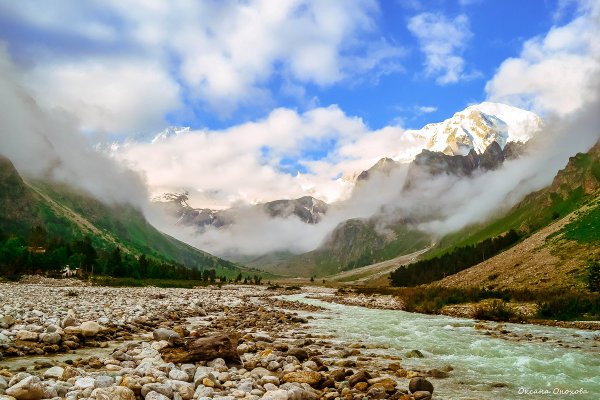 Северная Осетия в горах Кавказа