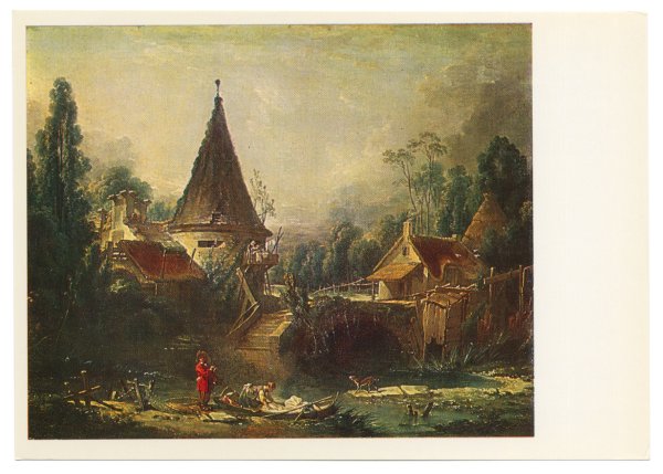 Франсуа Буше пейзаж в окрестностях Бове