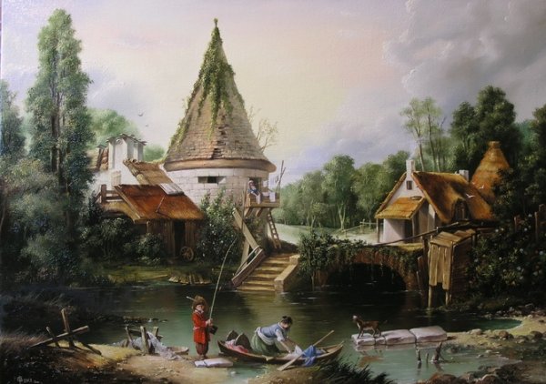 Буше пейзаж в окрестностях Бове