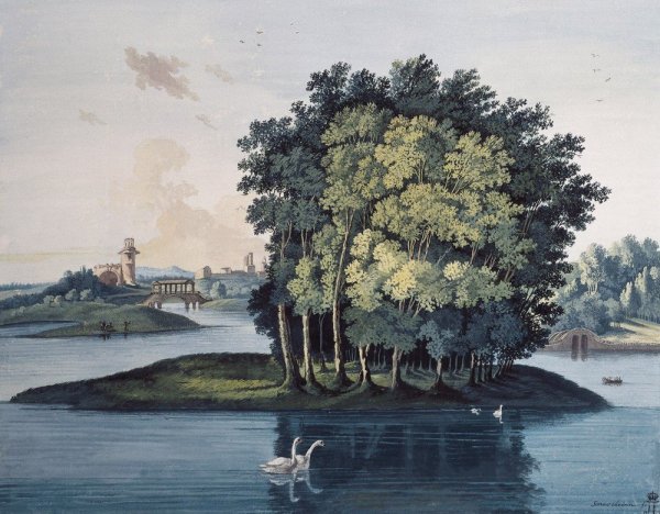Алексей Кондратьевич Саврасов вид в окрестностях Ораниенбаума